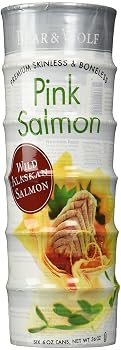 Bear and Wolf Wild Alaskan Canned Salmon
