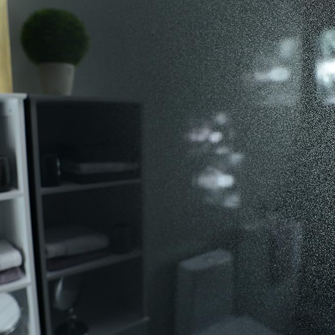 Shower Wall Bathroom Panels Large 2.4m x 1m Black Shimmer Effect