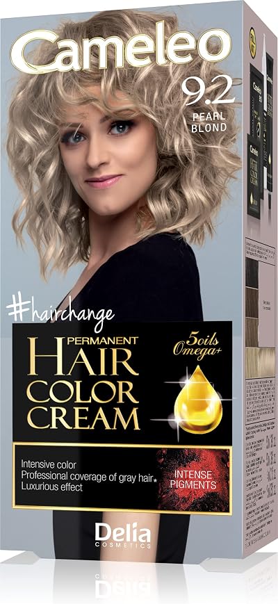Delia Cameleo Permanent Color Cream Omega Plus 9.2 Pearl Blonde