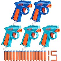 Nerf Lot de 3 fléchettes N Series Backyard comprenant 3 blasters Flex, 3 cibles, 30 fléchettes N1, à partir de 8 ans (exclusivité