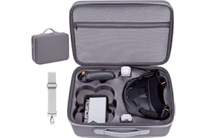 FRONET Hard Carrying Case for DJI Neo Motion Fly More Combo Drone Accessories, Waterproof Portable Travel Shoulder Storage Bag for Neo Goggles N3/3, RC Motion 3 Controller, Battery Charger Hub