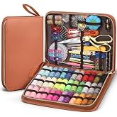 Sewing Kit for Adults and Beginners, 254-Piece Needle and Thread Repair Kit | Complete Sewing Supplies and Accessories in Portable Case for Home, Travel, Emergency and College Dorm