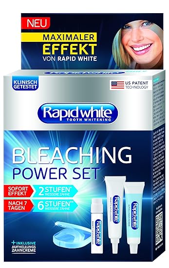Rapid White Bleaching Power Set/Schnell wirksames Zahnaufhellungs-Set