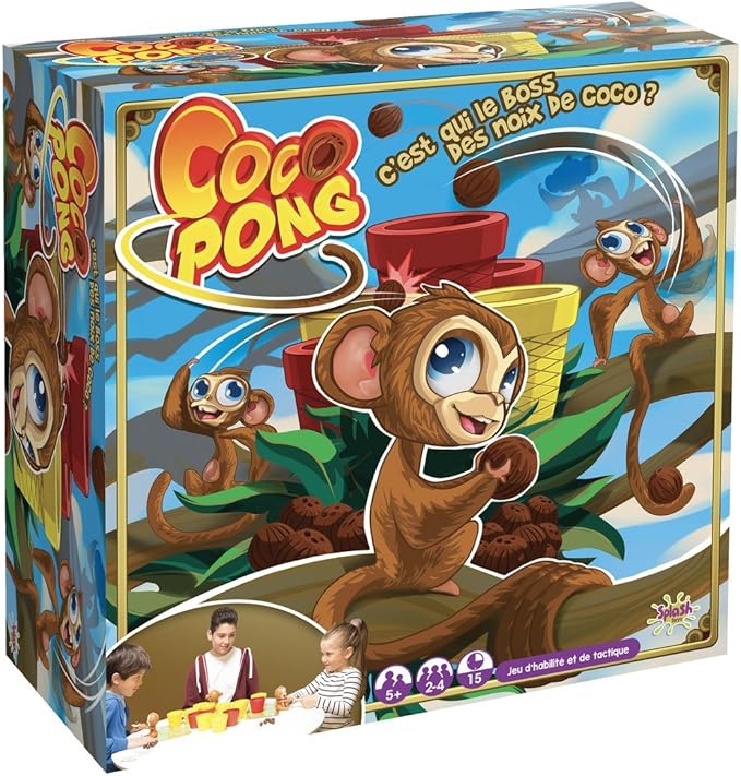 Splash Toys – 30111 – Juego de Acción y de Reflejos Coco Pong: Amazon.es: Juguetes y juegos