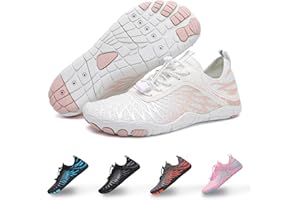 MOCHINI Hike Barefoot Shoes Grounded Footwear for Womens Men Non-Slip Wide Toe Neuropathy Beach Pool Aqua Swimming Surf Hiking Walking Quick Dry Water Shoes