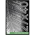 MCS Studio Gallery 27x40 Poster Frame Black Woodgrain, Vertical & Horizontal Wall Hanging Large Picture Frame for Photos, Pos