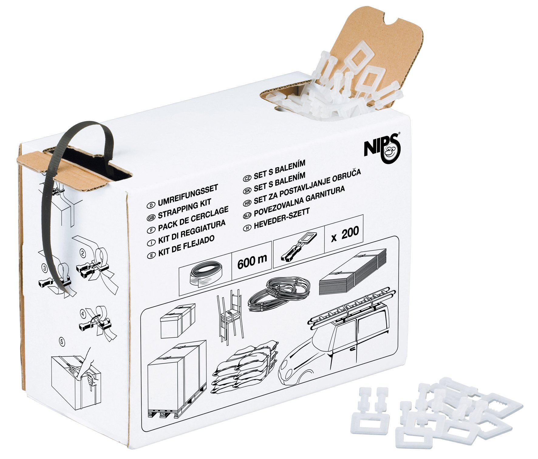 Nips Strapping Kit for Hand Strapping