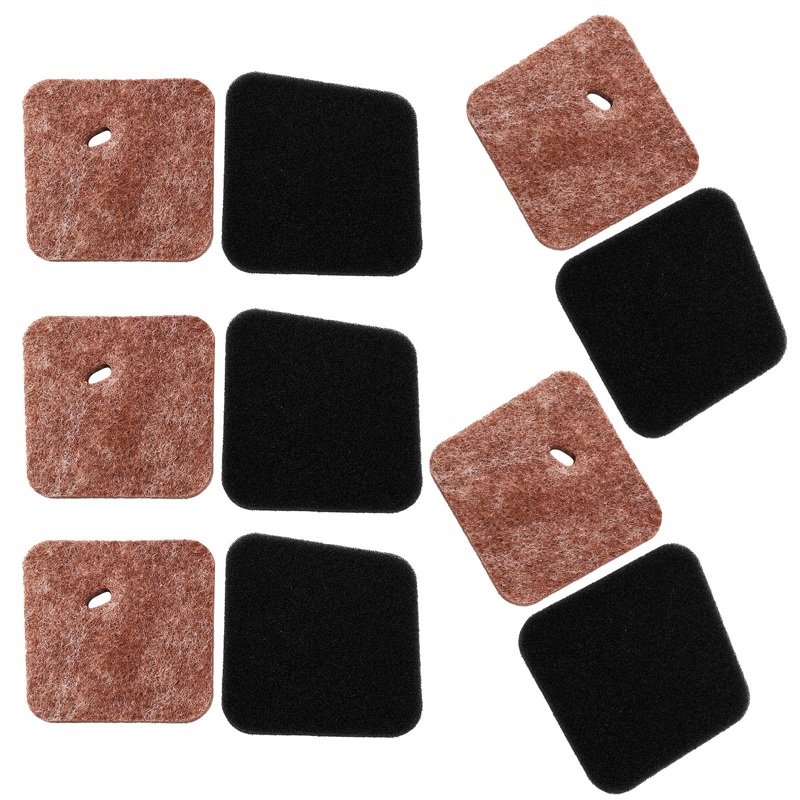 LOCOPOW 5 pieces 4140-124-2800 air filter and pre-filter cleaner replaces Stihl FC55 FS38 FS45 FS46 FS55 HL45 HS45 KM55
