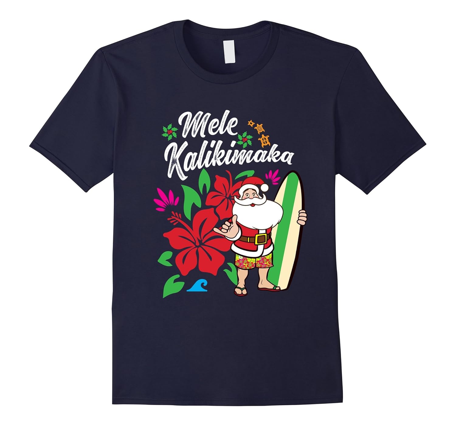 'Mele Kalikimaka' Cute Christmas Hawaiian Shirt-ANZ