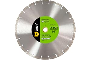 14 Inch Diamond Blade for Angle Grinder Arbor 7/8"-5/8" – Diamond Cutting Wheel for Stone, Marble, Granite, Brick, Masonry, C