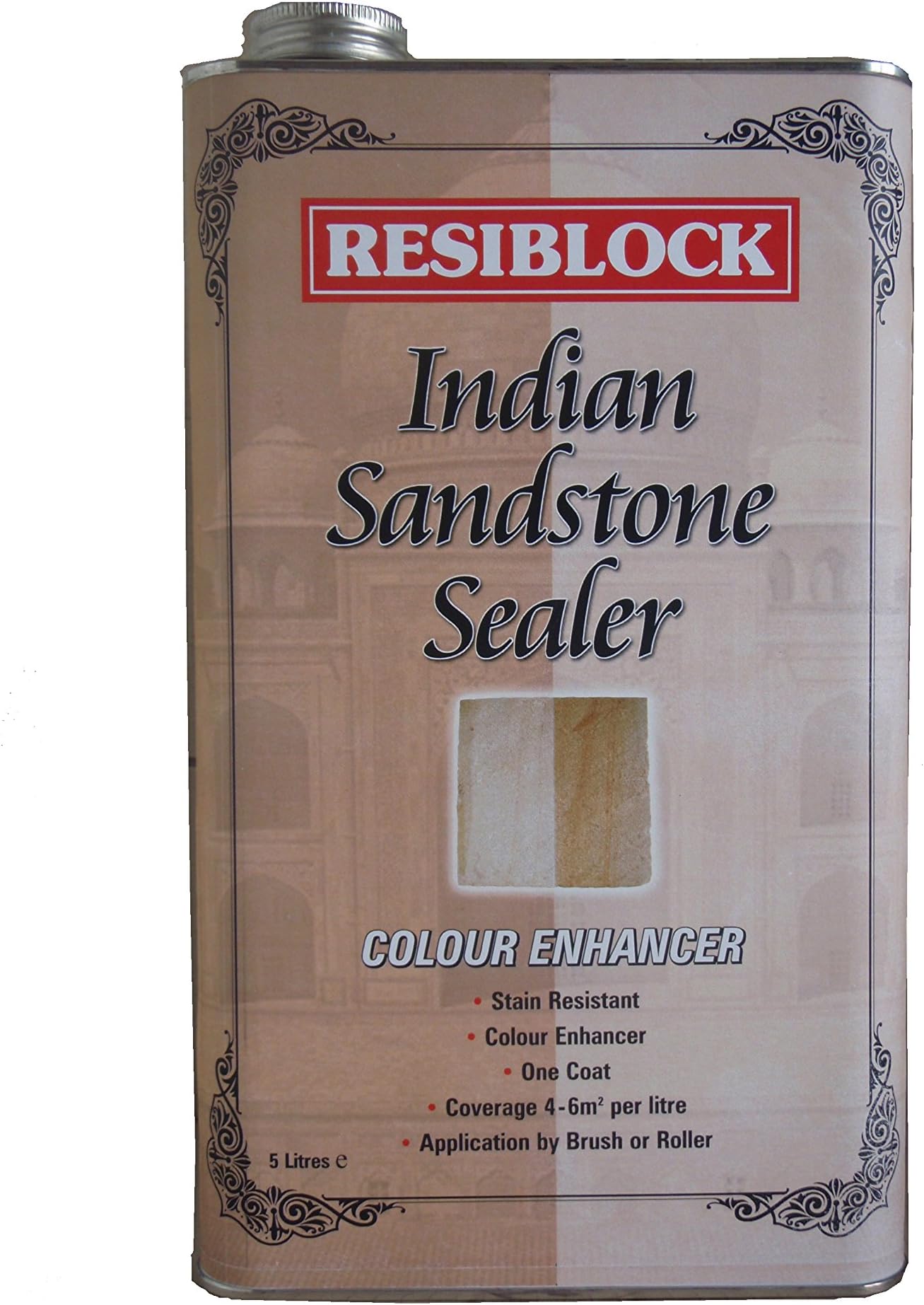 Everbuild Resiblock Indian Sandstone Sealer Colour Enhancer 5 Litre