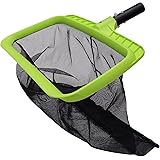 urchindj Pool Skimmer Net, Sturdy Frame Pool Skimmer, Reinforced Deep Bag Pool Nets for Cleaning Faster, Easy Debris Pickup a
