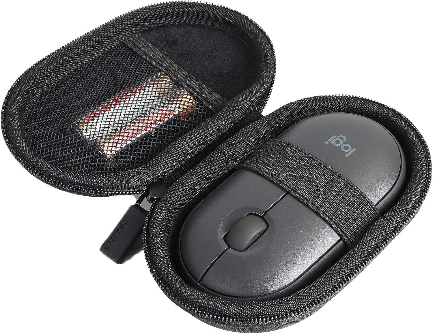 co2CREA Hard Travel Storage Case for Logitech POP/Pebble Mouse 2 M350s /M350 Slim Bluetooth Wireless Mouse (Case Only,Excluding Mouse)