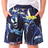Disney Spiderman Cars Toy Story Boy Swim Trunks UPF 50+Swim Shorts Kid2-13Y | Marvel Venom Compression Liner&amp;Quick-Dry&amp;Double Side Pockets Swimming Trunk,Star Wars Board Short,Stitch Rash Guard Swimwear