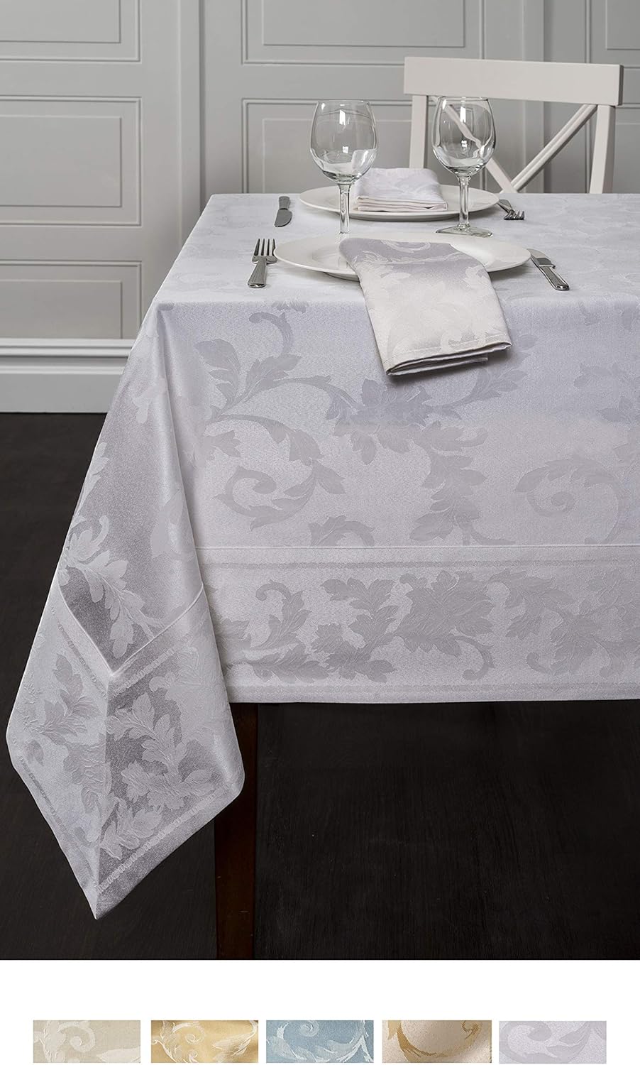 Benson Mills Gathering Harvest Engineered Jacquard Napkins (18" X 18" Napkins Set of 4, Taupe): Home & Kitchen