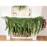 48" Norfolk Pine Hanging Garland for Front Door Pine Garland Realistic Christmas Greenery for Mantle Stairs Table Wall Indoor Outdoor Xmas Christmas Decor Decorations