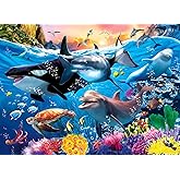 Puzzles for Kids Ages 4-8 Year Old - Underwater World,100 Piece Jigsaw Puzzle for Toddler Children Learning Educational Puzzl