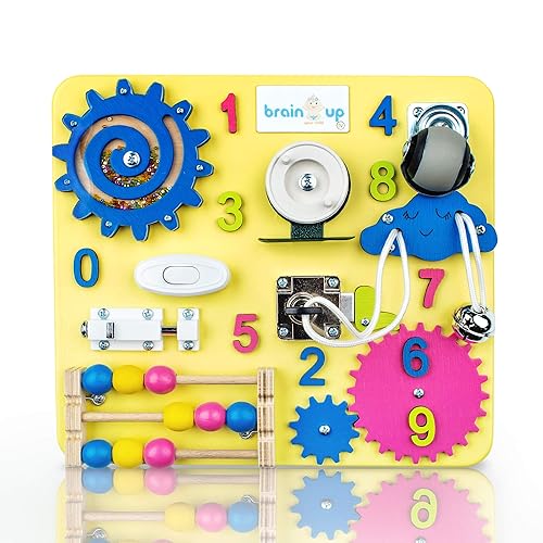 Busy Board for Toddlers - Sensory Board 