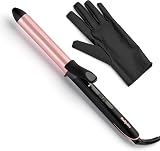 BaByliss Rose-Quartz 25mm Curling Tong Ceramic 160-210C Pink Black C451U view 7