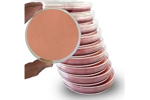 ES EVVIVA SCIENCES MacConkey Agar Plates - Evviva Sciences - 10 Prepoured MacConkey Agar Petri Dishes - Great for Science Fair Projects