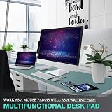 K KNODEL Large Office Leather Desk Mat 120x43cm Green PVC Leather view 2
