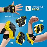 Niftii COOZi Glossy Kids Helmet and Pad Set - Adjustable 7 in 1 Protection view 4
