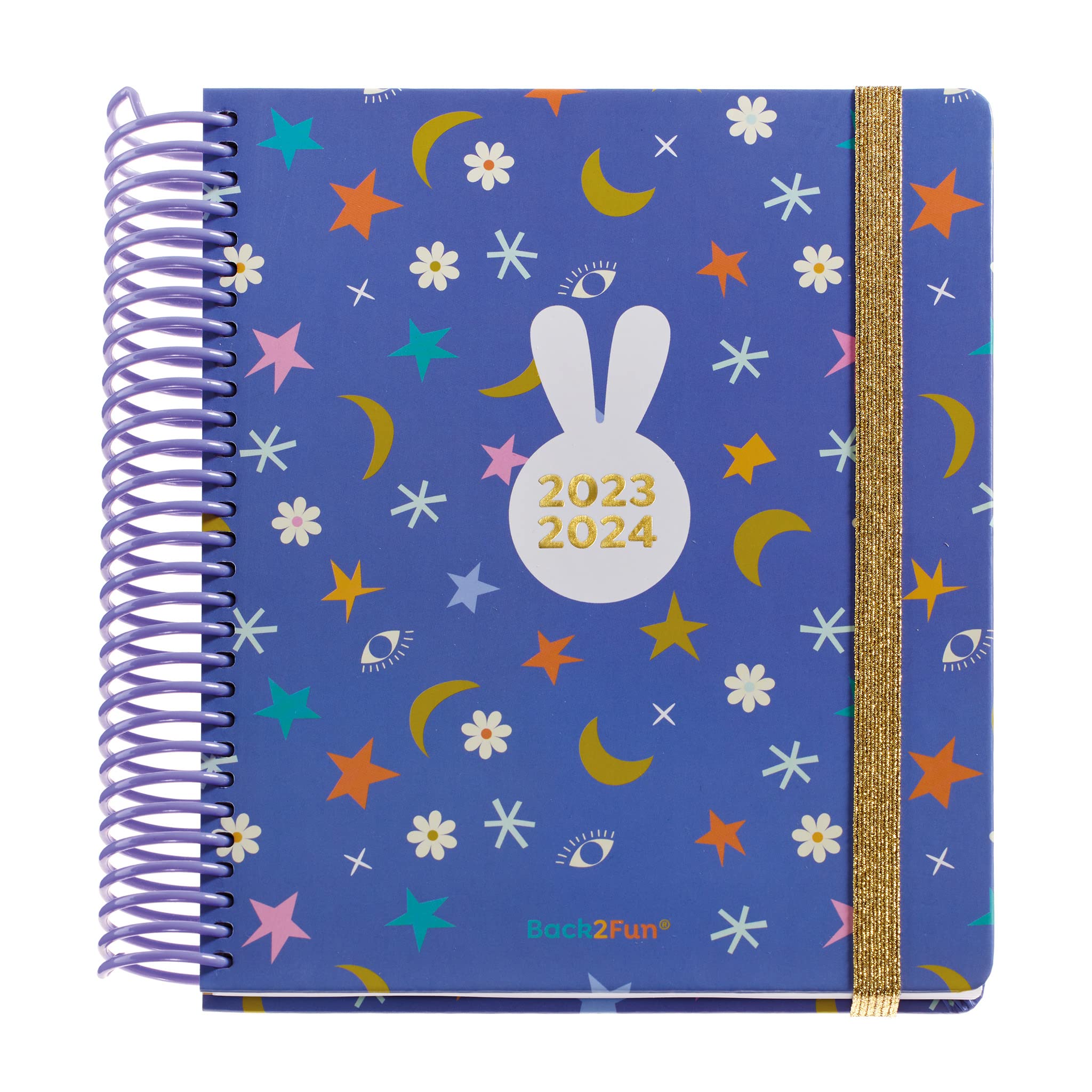 Miquelrius - School Diary 23-24, September 2023 to June 2024, Size 15.5 x 18 cm, Day Page, Universe, Spanish-English-Portuguese