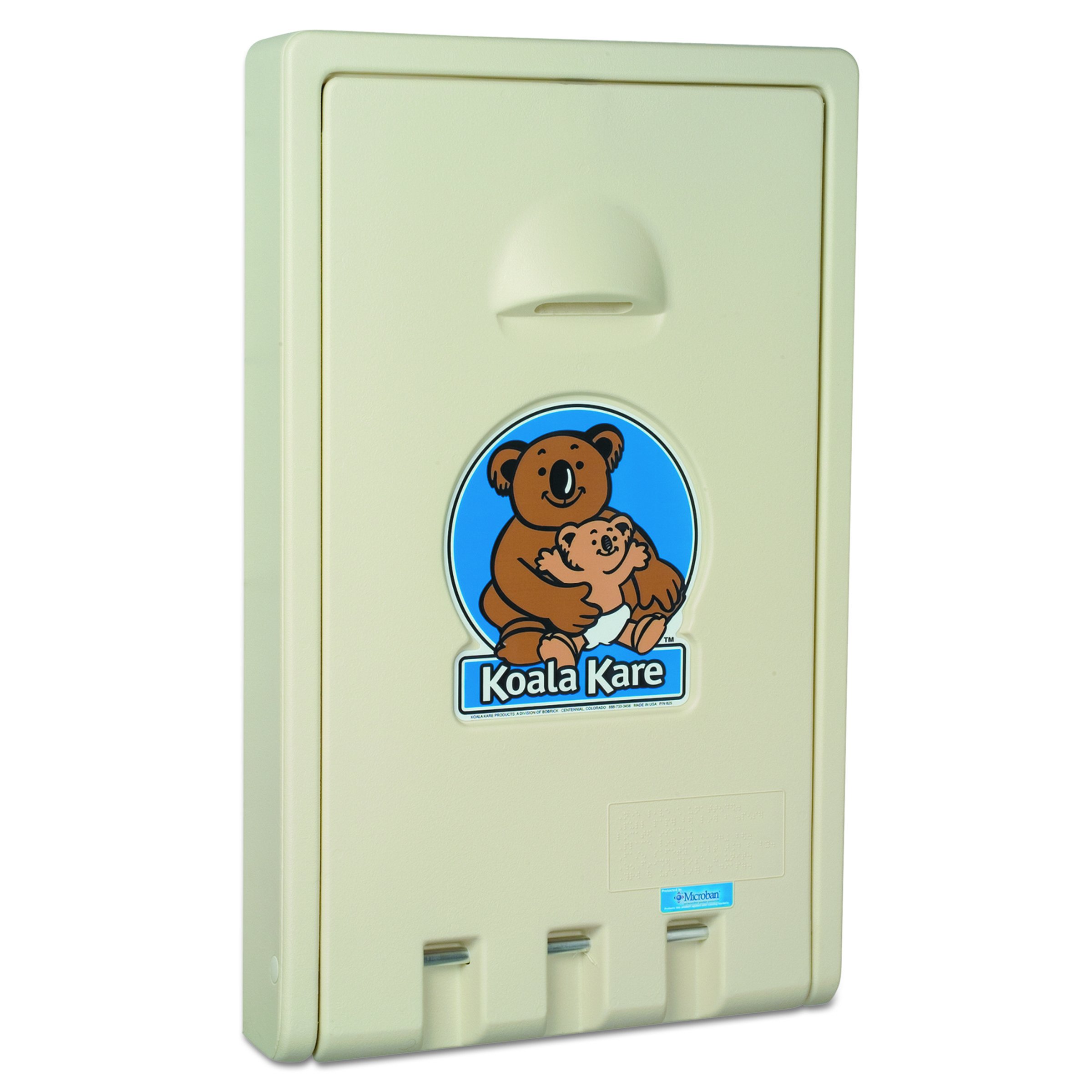 Koala Kare KB10100 Cream Vertical Wall Mounted Baby Changing Station