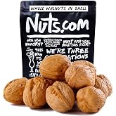 Nuts.com Whole Walnuts in Shell, California Raw, Buttery &amp; Nutty, 2 lbs | Fresh, unshelled California walnuts with a rich, versatile crunch - great for cracking and snacking.