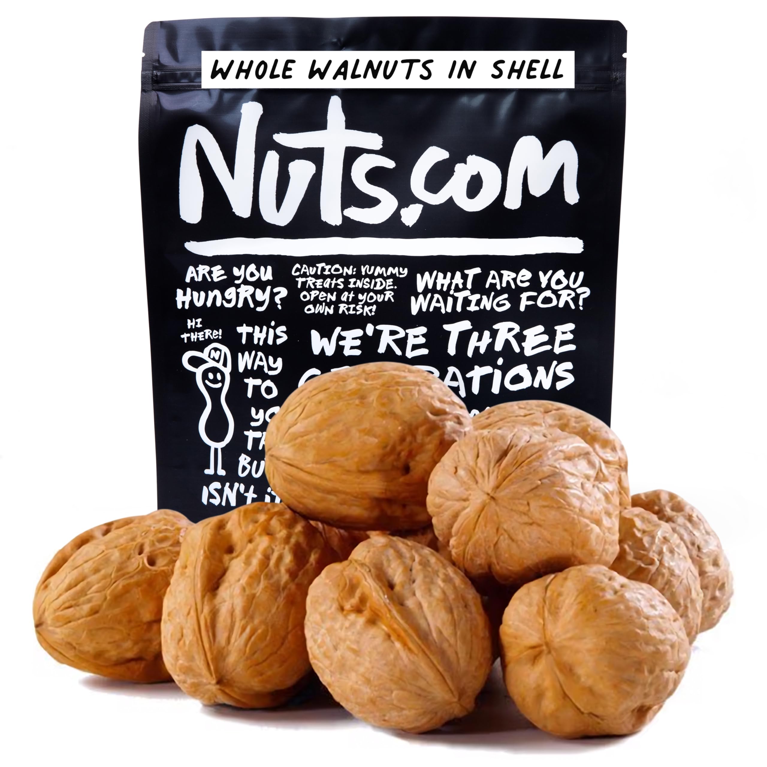 Nuts.com Whole Walnuts in Shell, 2 lbs – Fresh