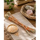 Natural Darbha Kusha Grass for Puja, Havan, Yagya, Karma Puja | Sacred Vedic Grass for Hindu Rituals &amp; Home Temple | 12&rdquo; Long Bundle Pack (12 Sticks)