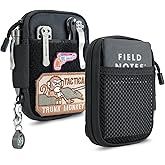 Mighty Pouch - Nylon EDC Pocket Organizer with Patches & D-Ring, Multitool Organizer for EDC Gears