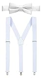 Hold’Em 1" Teens & Men Suspender and Bow Tie Set