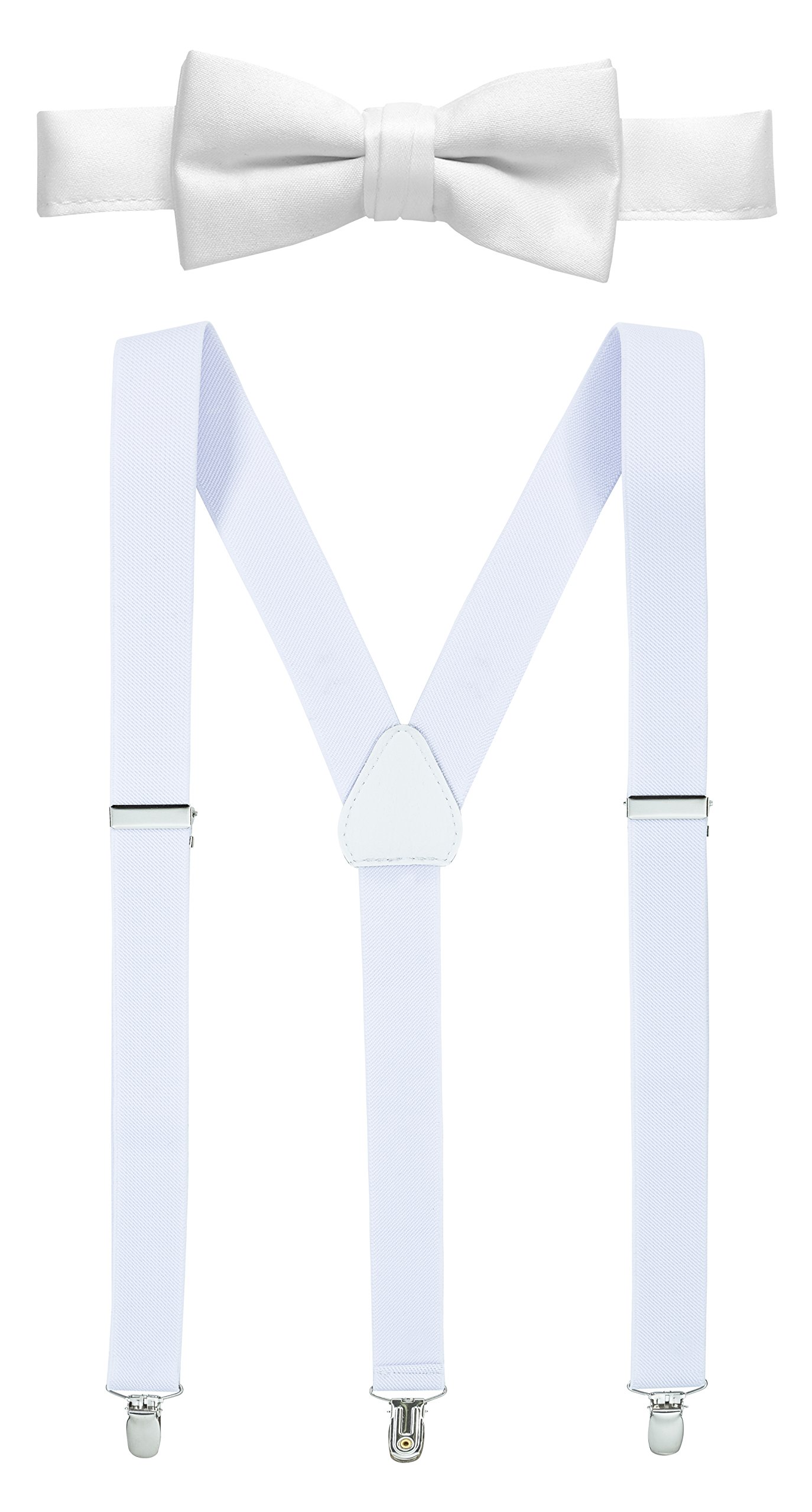 Hold’Em 1" Teens & Men Suspender and Bow Tie Set