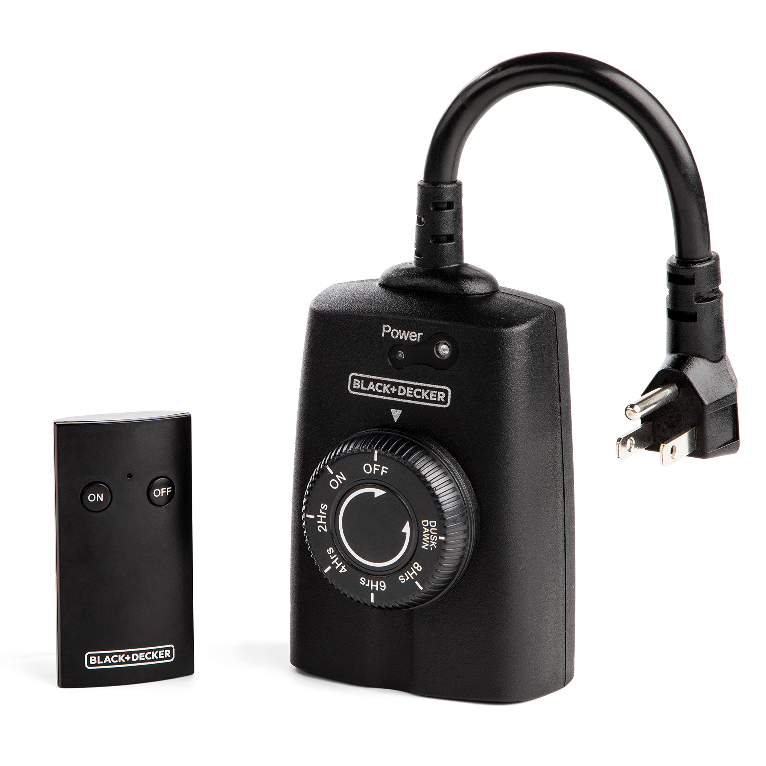 BLACK+DECKER Wireless Outdoor Timer Outlet with
