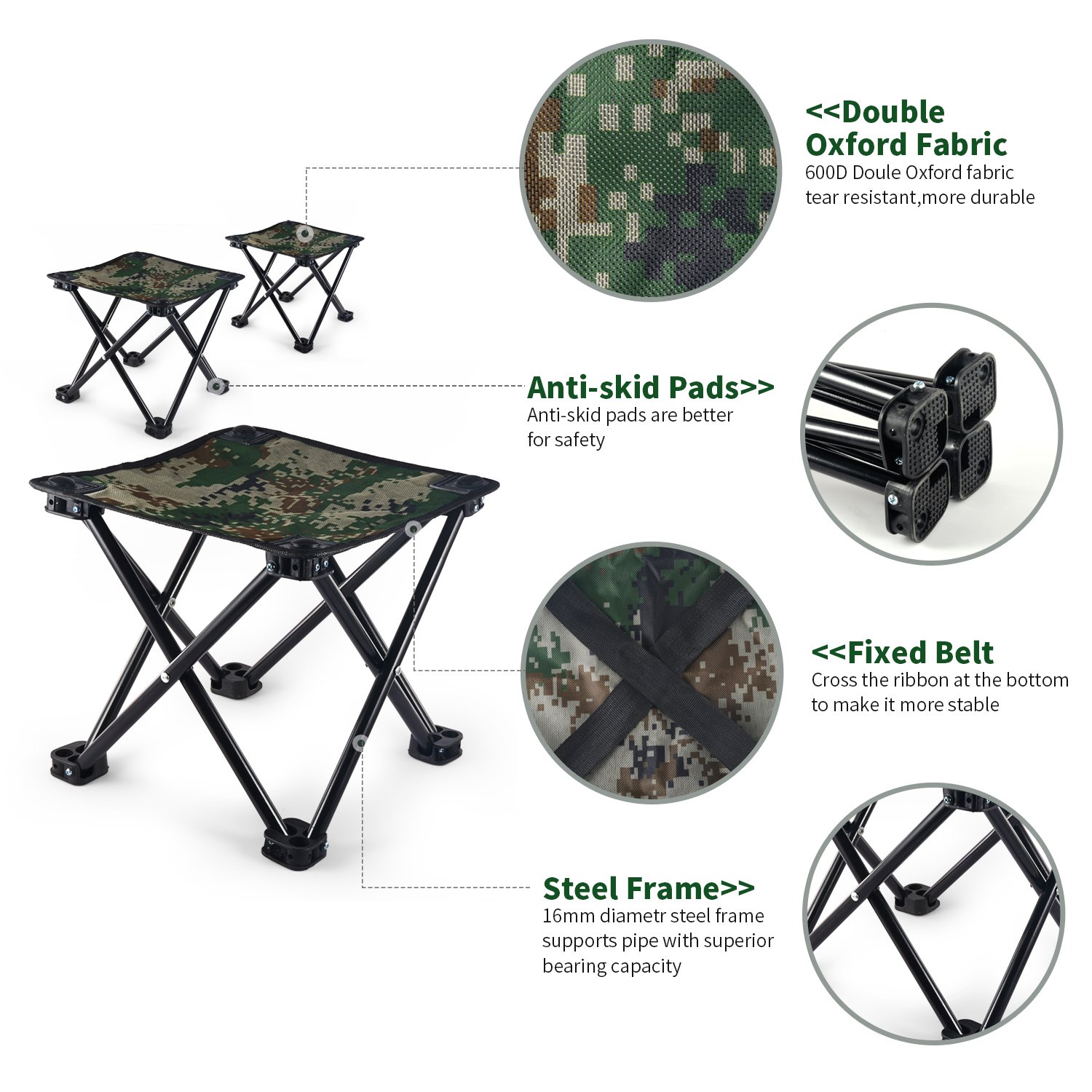 Poit Mini Folding Camping Stool Fishing Chair