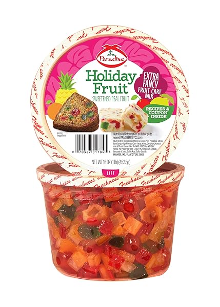 PARADISE FRUIT EXTRA FANCY FRUIT CAKE MIX, 16...