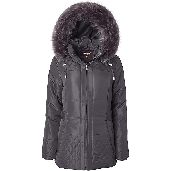 Amazon.com: Women Hooded Puffer Jacket Reversible to Black