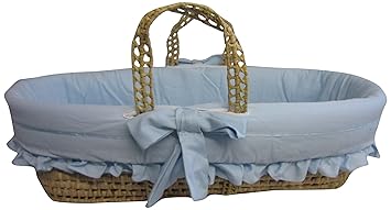 blue moses basket