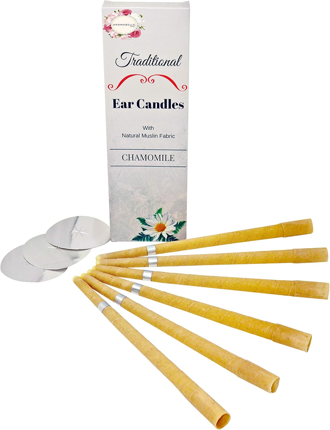 Traditional Chamomile Ear Candles for Ear Candling & Aromatherapy 6