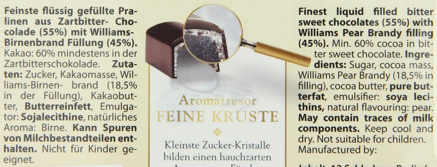 Schladerer Pralines Williams Birne 127 G 2er Pack 2 X 127 G Amazon De Lebensmittel Getranke schladerer pralines williams birne 127