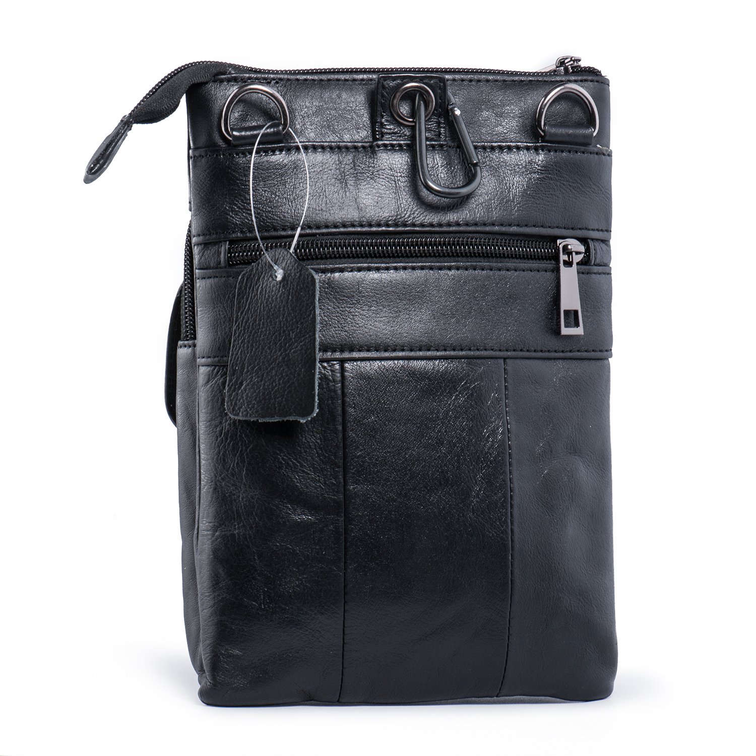 Men Leather Cross body Messenger Bag, Shoulder Purse Travel Bag