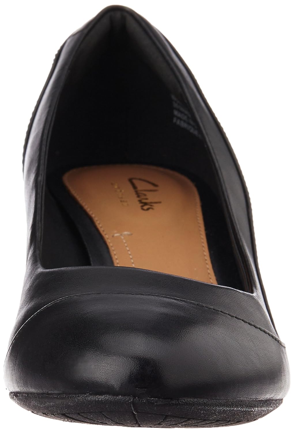clarks women's denny harbour leather pumps