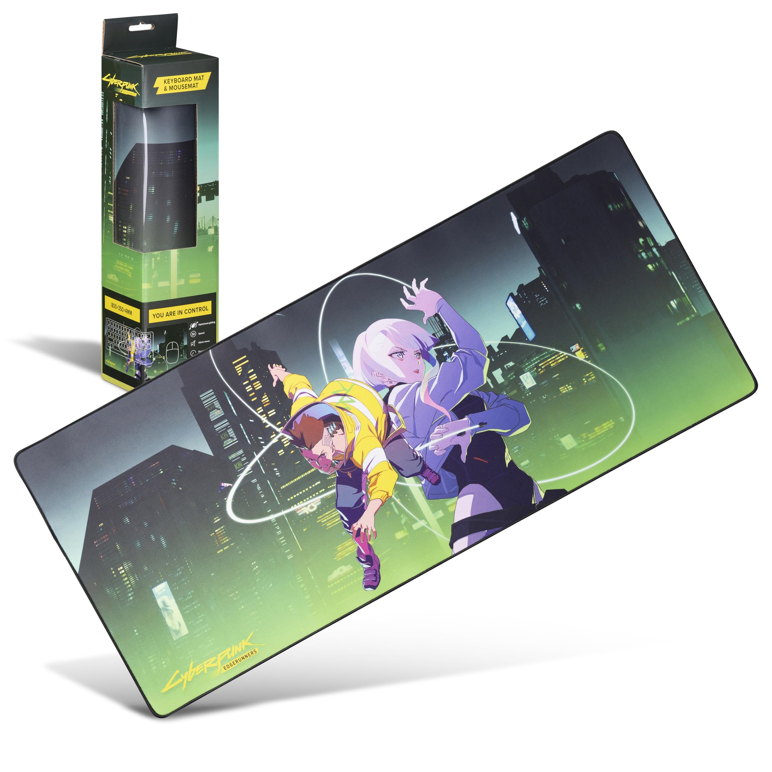Cyberpunk: Edgerunners Mousemat Keyart
