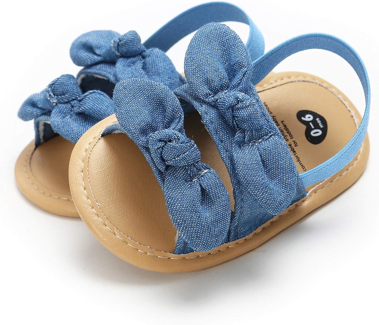 Baby Girls Sandals Summer Shoes Outdoor First Walker Toddler Girls Shoes for Summer: Clothing
