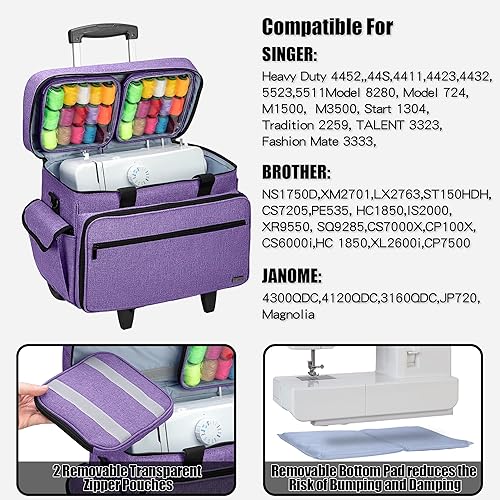 Brother Xm2701 Sewing Machine Case Teamoy Sewing Machine Case With
