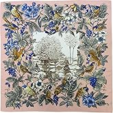 Julunar Silk Like Head Scarf for Women - Satin Large Hair Scarves - 35" Square Silk Hair Wrap for Sleeping with Gift Packed