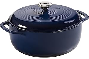 Lodge EC6D32 Indigo Dutch Oven, 6 Quart, Indigo
