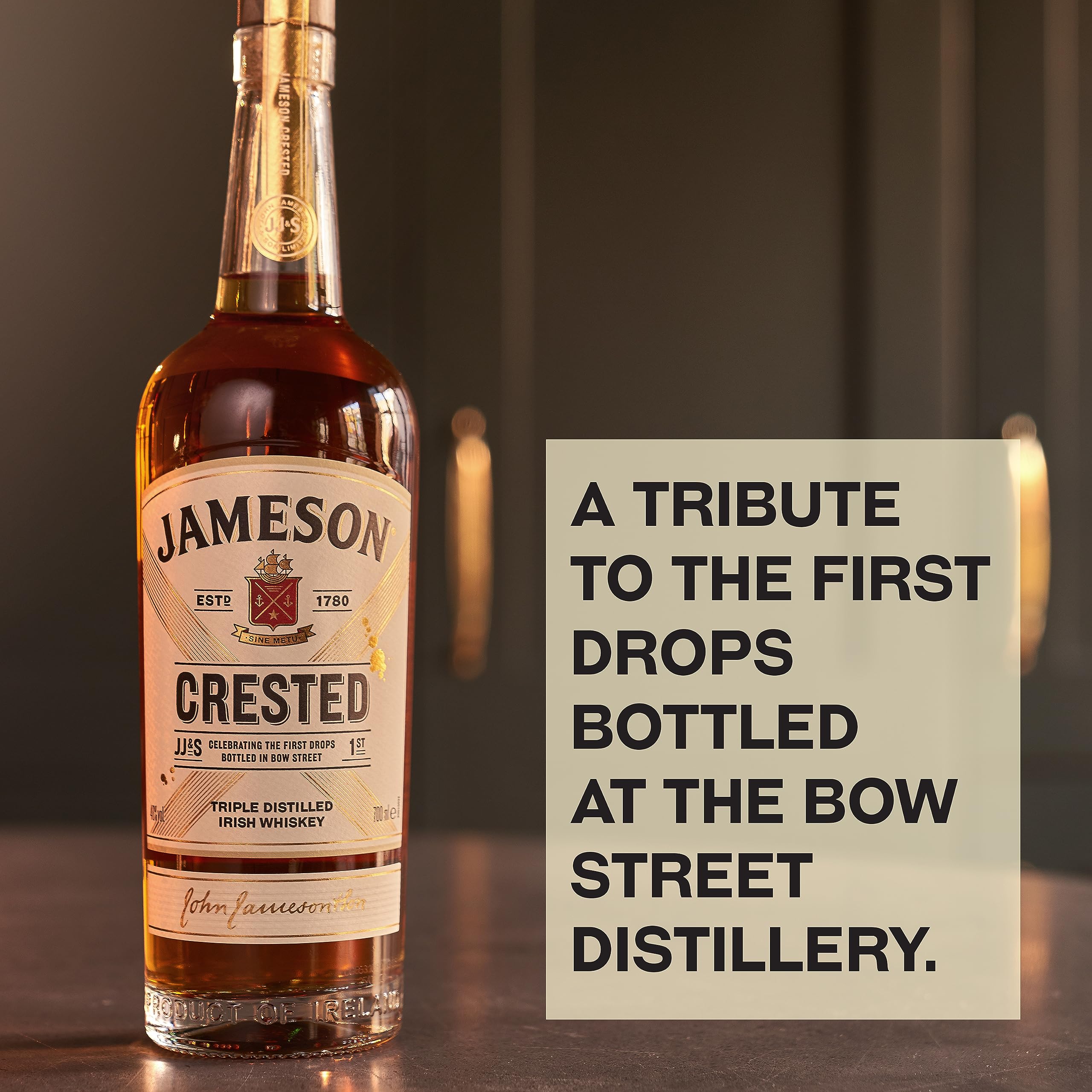 Jameson Crested Ten Blended Irish Whiskey, Milder Whiskey aus Ex-Bourbon und Sherry Fässern, Whiskey aus Irland, 700ml 5