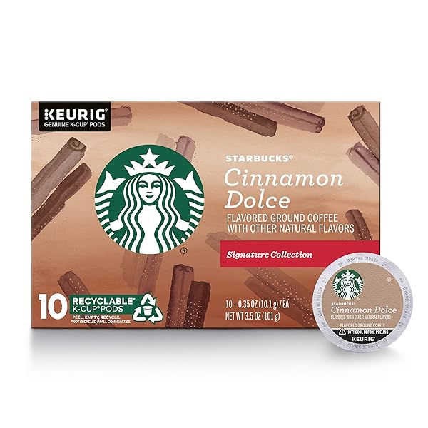 STARBUCKS FLAVORED K-CUP COFFEE PODS — CINNAMON DOLCE...